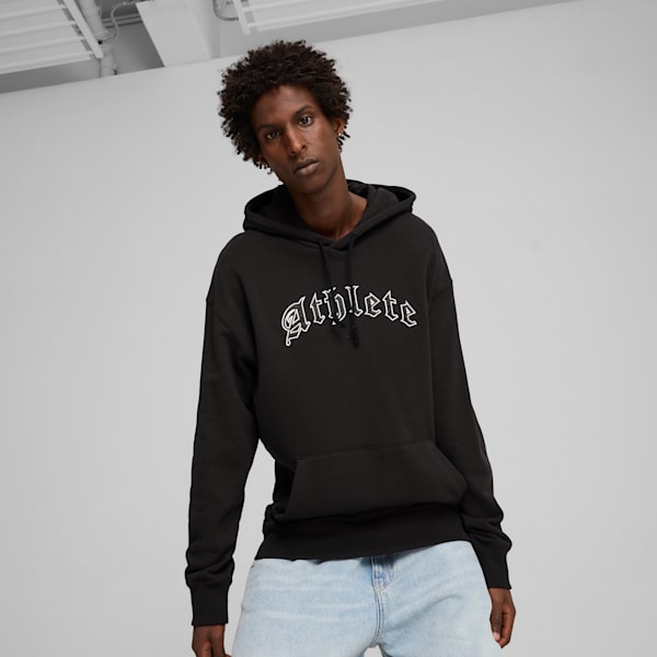GRAPHICS "Athlete" Hoodie Men, PUMA Black, extralarge